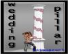 wedding pillar white