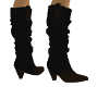 black  brown boots
