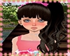 KIDS LONG BLACK PONYTAIL