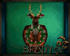 [B]der holiday deer head