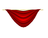 Crtain Valance Red/Gold
