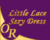 Lace Short Dress Purple