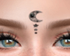 Black Moon Jewel Tattoo