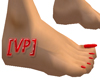 [VP] Red Pedicured Feet
