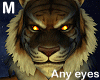 tiger head any eyes - M