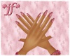 *jf* Glitter Pink Dainty