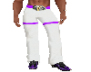 White & Purple Jeans