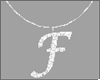 Letter F Necklace - F -