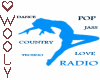 Radio many stations blue