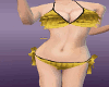gold rave bikini