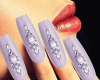 Light Lilac Nails + Ring