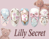 coquette flora nail