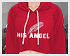 His Angel Red Hoodie