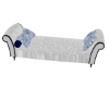white chaise blue