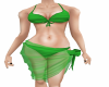 green bikini set