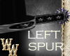 *W* Cowgirl Spurs Left