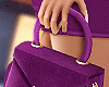 A l Luh purple handbag