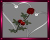 Hearts & Rose Sticker