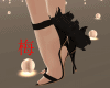 梅 elegant black heels