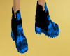 Blue Camo Boots M