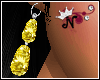 [N]yellow diamond earrin