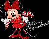 Minnie Christmas sticker
