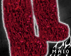 Y2K christmas fur boots Y2K christmas fur boots