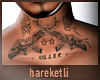 Neck Tattoo > H12