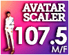 M AVATAR SCALER 107.5%
