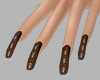 2021Brown Diamond Nails
