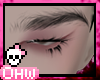 black eyebrows