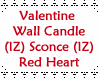 VDay Wall Candle Sconce