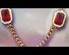 Gold Ruby Cuban Link
