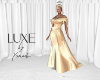 LUXE Satin Gown Golden
