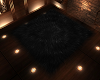 DESI BLK FUR RUG