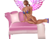 Pink chair animated pose