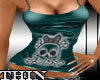 Teal Skull Fit