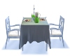 romantic blue table