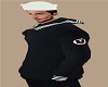 Navy Blue Sailor Top