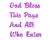 Purple God Bless Page