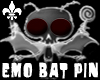 Emo Bat Unisex Pin