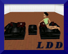 LDD-Black 5p Chair Set