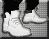 Δ | White Leather Boots
