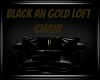 Black Gold Loft Chair