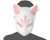white kitty mask