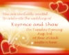 Key n Shaw Wedding Inv