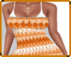 Orange Crochet Dress