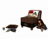.(IH) LTHR READING CHAIR