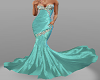 Teal Mermaid Dress