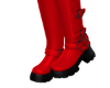 RED KNEEHIGH BOOTS
